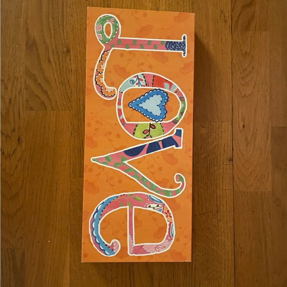 Colorful LOVE Wall Art